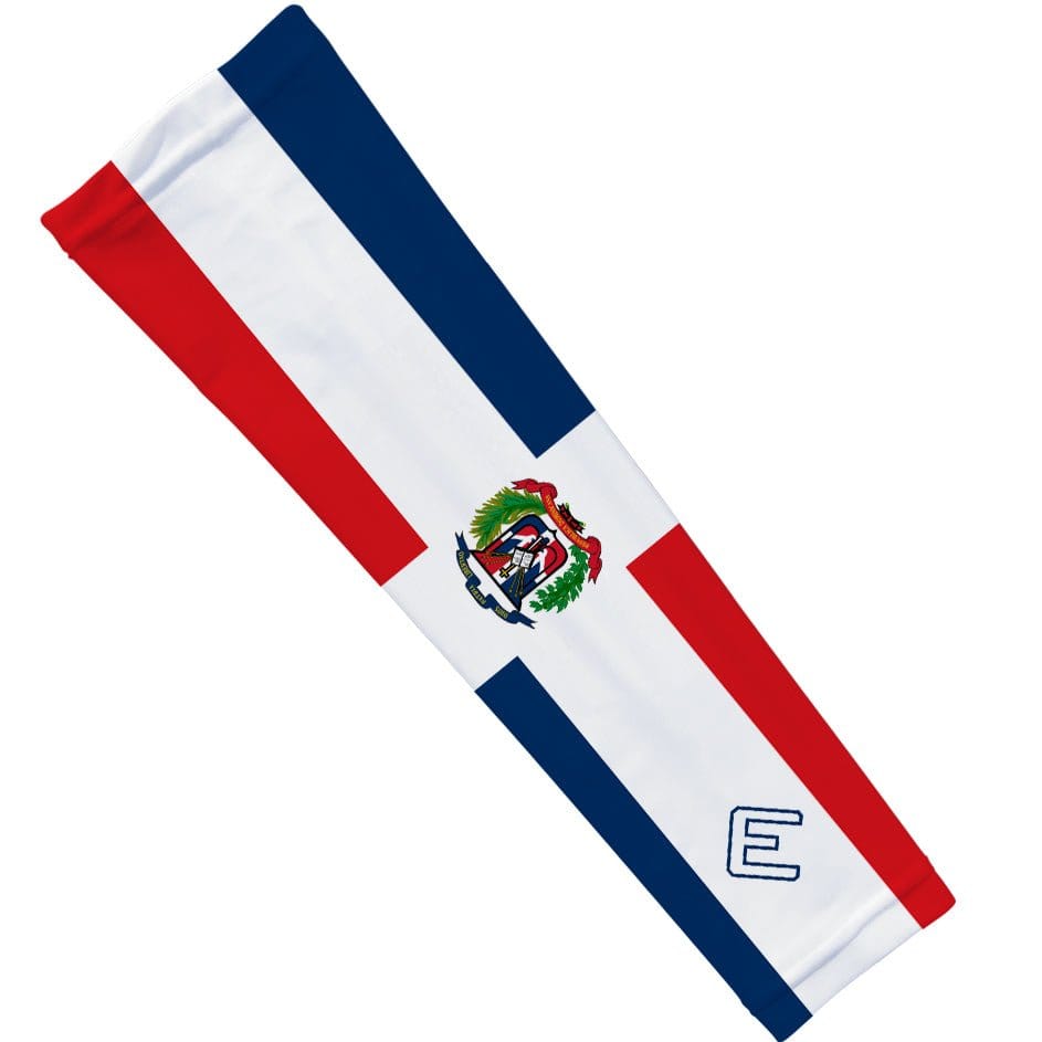 Elite Athletic Gear Compression Arm Sleeve Dominican Republic Flag Arm Sleeve
