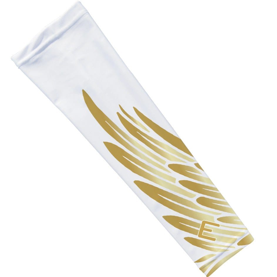Elite Athletic Gear Compression Arm Sleeve Gold Wing Arm Sleeve