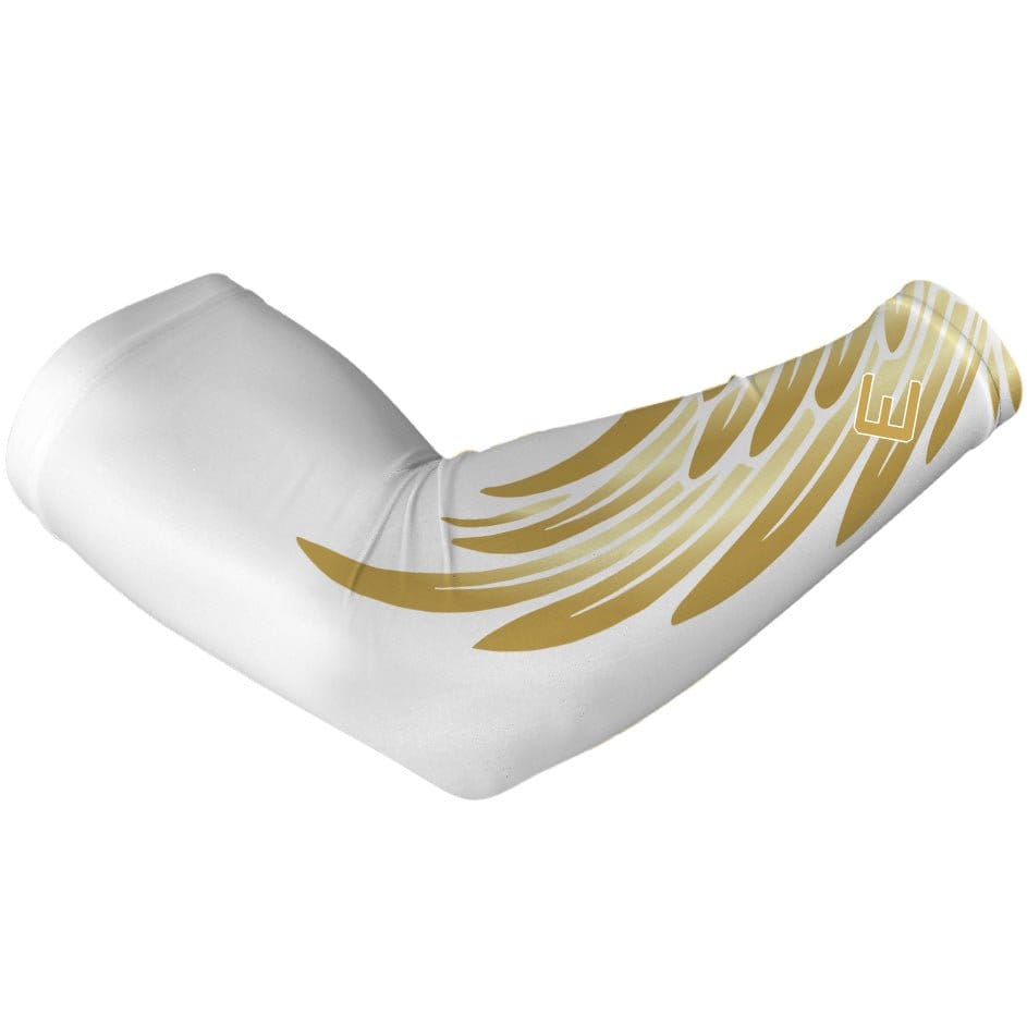 Elite Athletic Gear Compression Arm Sleeve Gold Wing Arm Sleeve