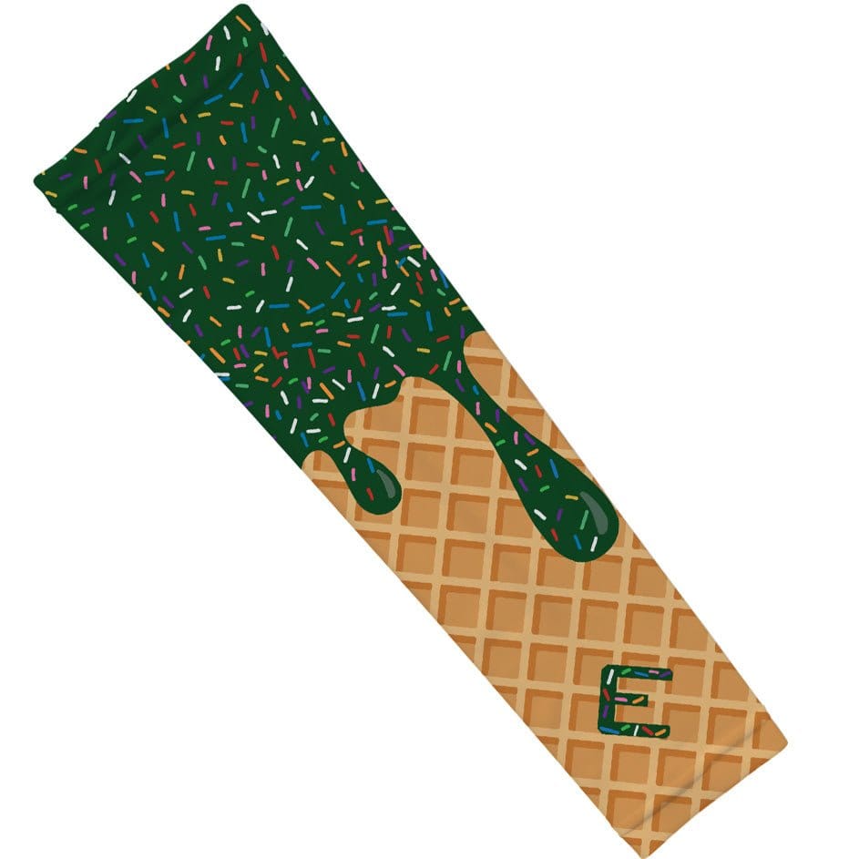 Elite Athletic Gear Compression Arm Sleeve Green Ice Cream Arm Sleeve