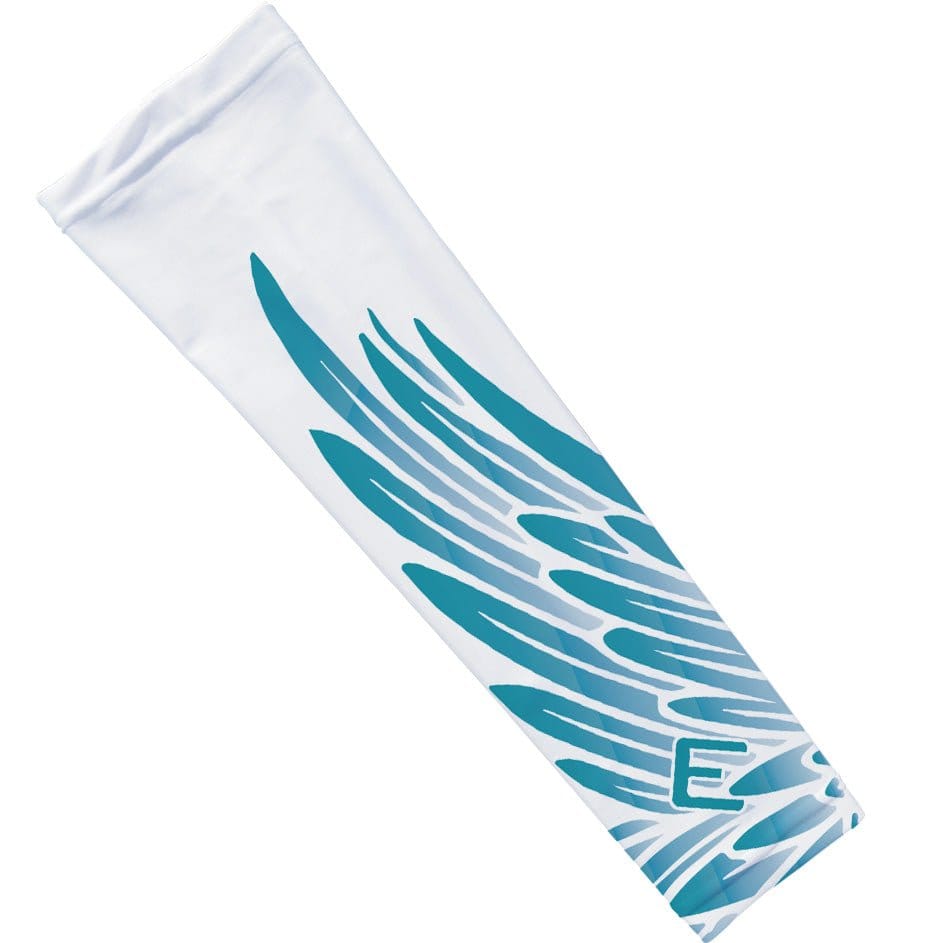 Elite Athletic Gear Compression Arm Sleeve Light Blue Wing Arm Sleeve