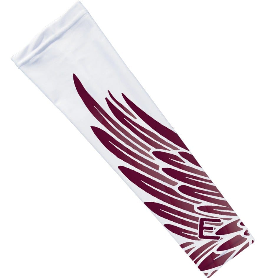 Elite Athletic Gear Compression Arm Sleeve Maroon Wing Arm Sleeve