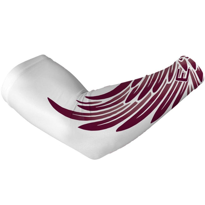 Elite Athletic Gear Compression Arm Sleeve Maroon Wing Arm Sleeve