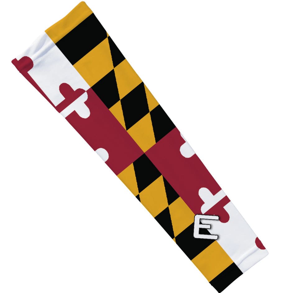 Elite Athletic Gear Compression Arm Sleeve Maryland Flag Arm Sleeve