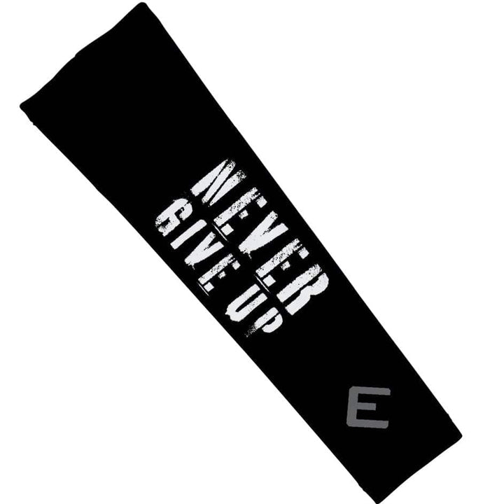 Elite Athletic Gear Compression Arm Sleeve Never Give Up Arm Sleeve