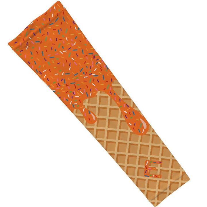 Elite Athletic Gear Compression Arm Sleeve Orange Ice Cream Arm Sleeve