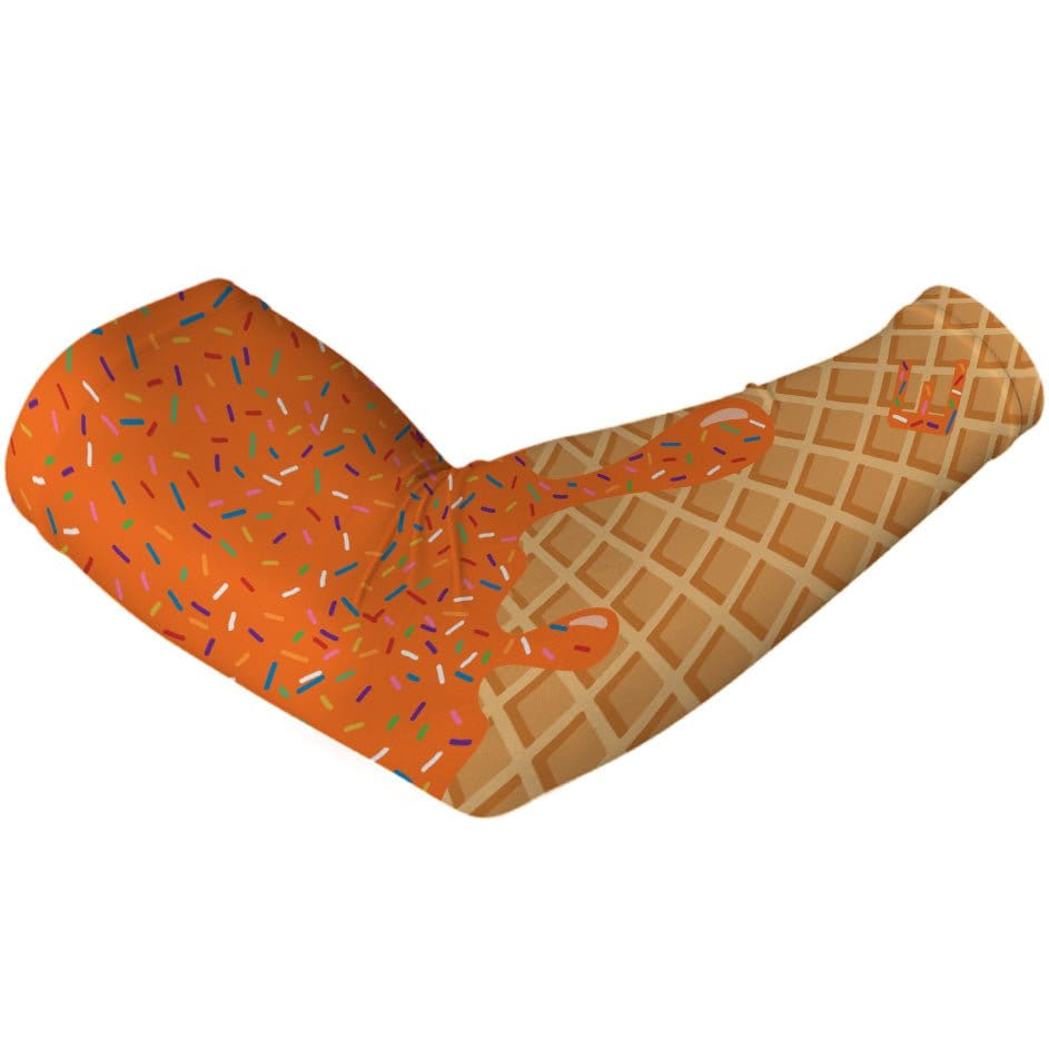 Elite Athletic Gear Compression Arm Sleeve Orange Ice Cream Arm Sleeve