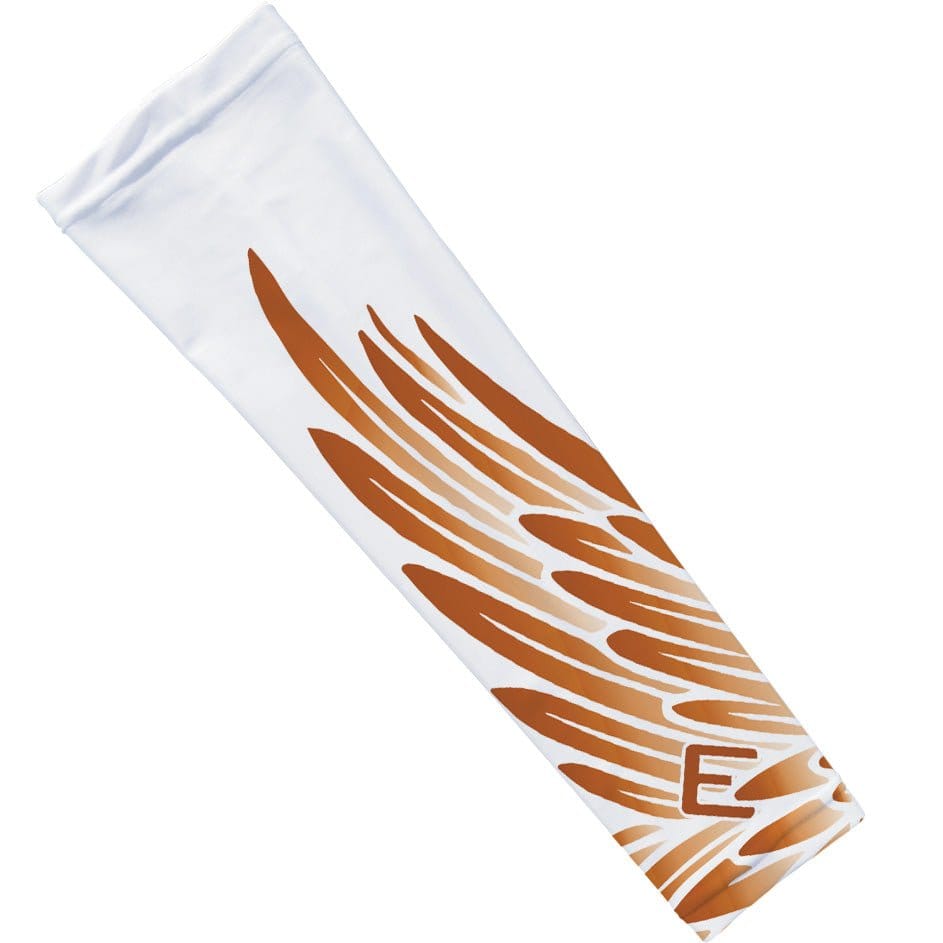 Elite Athletic Gear Compression Arm Sleeve Orange Wing Arm Sleeve