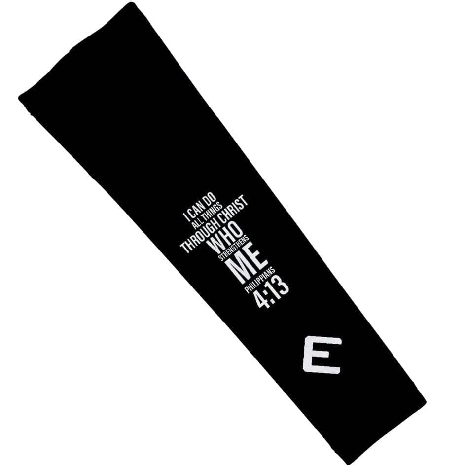 Elite Athletic Gear Compression Arm Sleeve Philippians 4:13 Cross Arm Sleeve