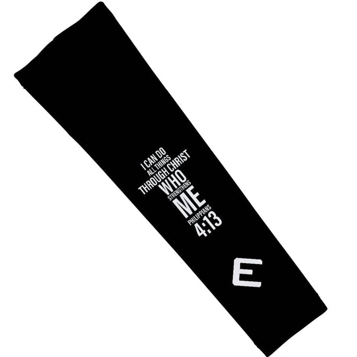 Elite Athletic Gear Compression Arm Sleeve Philippians 4:13 Cross Arm Sleeve