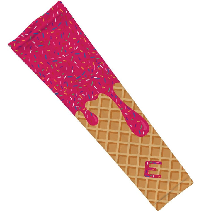 Elite Athletic Gear Compression Arm Sleeve Pink Ice Cream Arm Sleeve