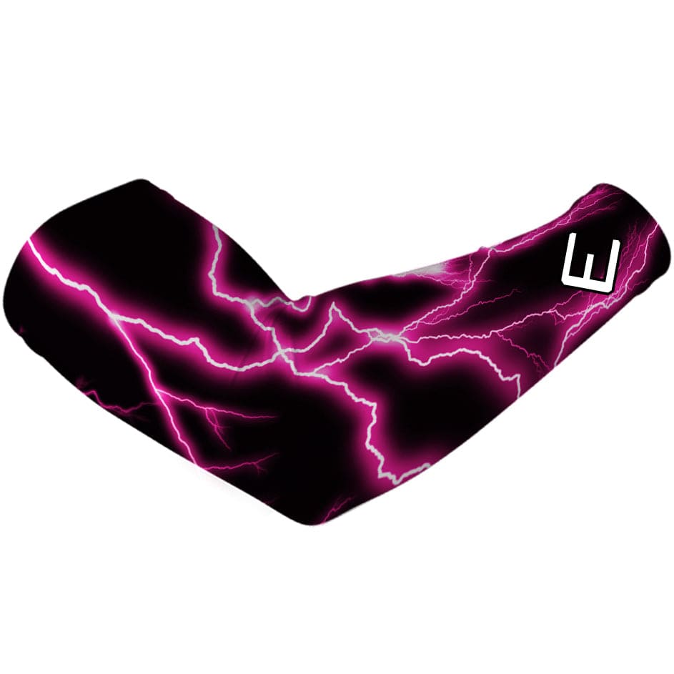 Elite Athletic Gear Compression Arm Sleeve Pink Lightning Arm Sleeve