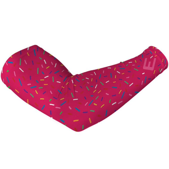 Elite Athletic Gear Compression Arm Sleeve Pink Sprinkles Arm Sleeve