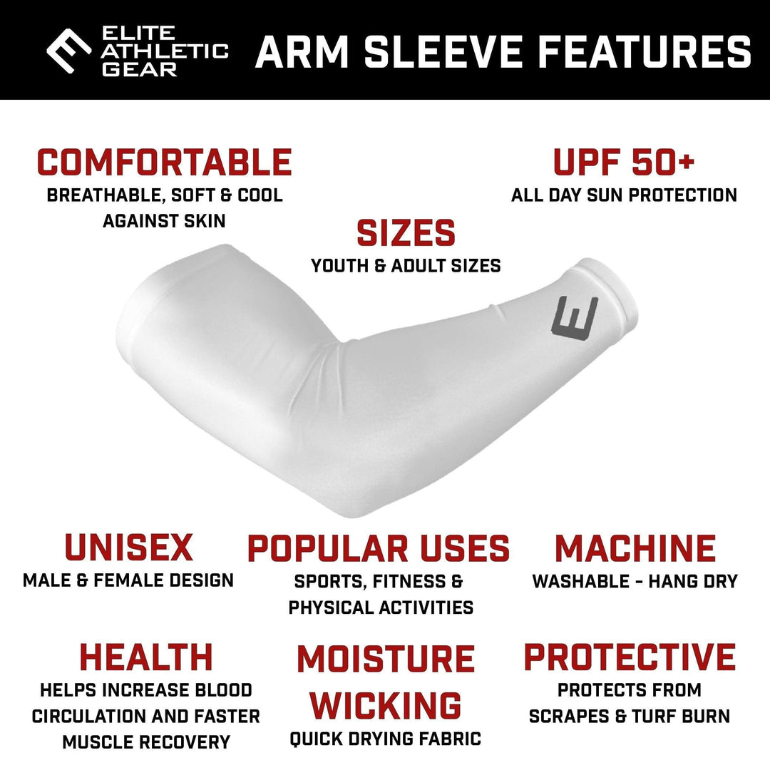 Elite Athletic Gear Compression Arm Sleeve Pink Sprinkles Arm Sleeve