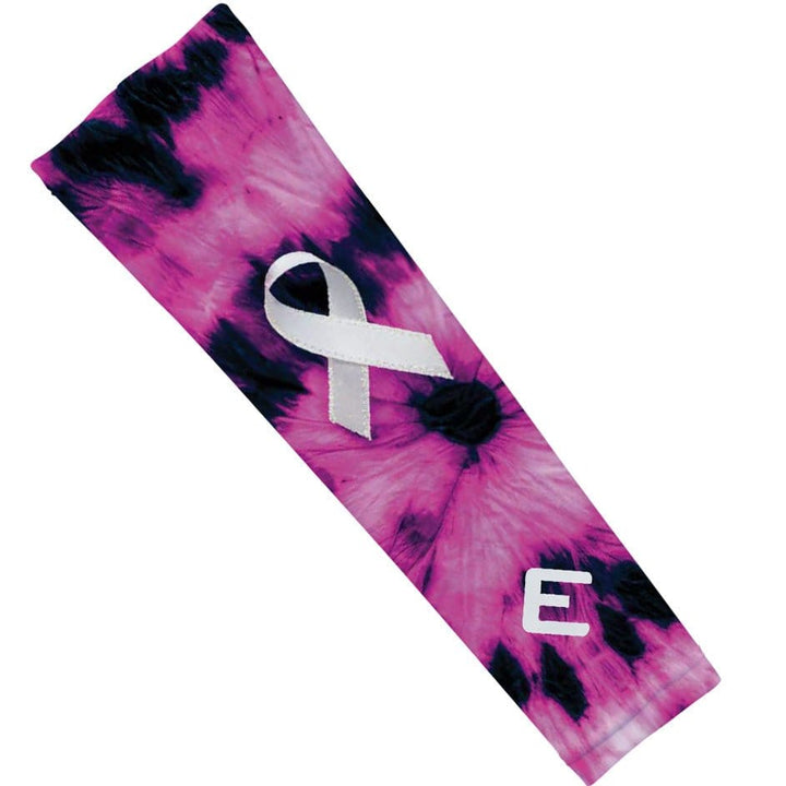 Elite Athletic Gear Compression Arm Sleeve Pink Tie Dye Breast Cancer Arm Sleeve
