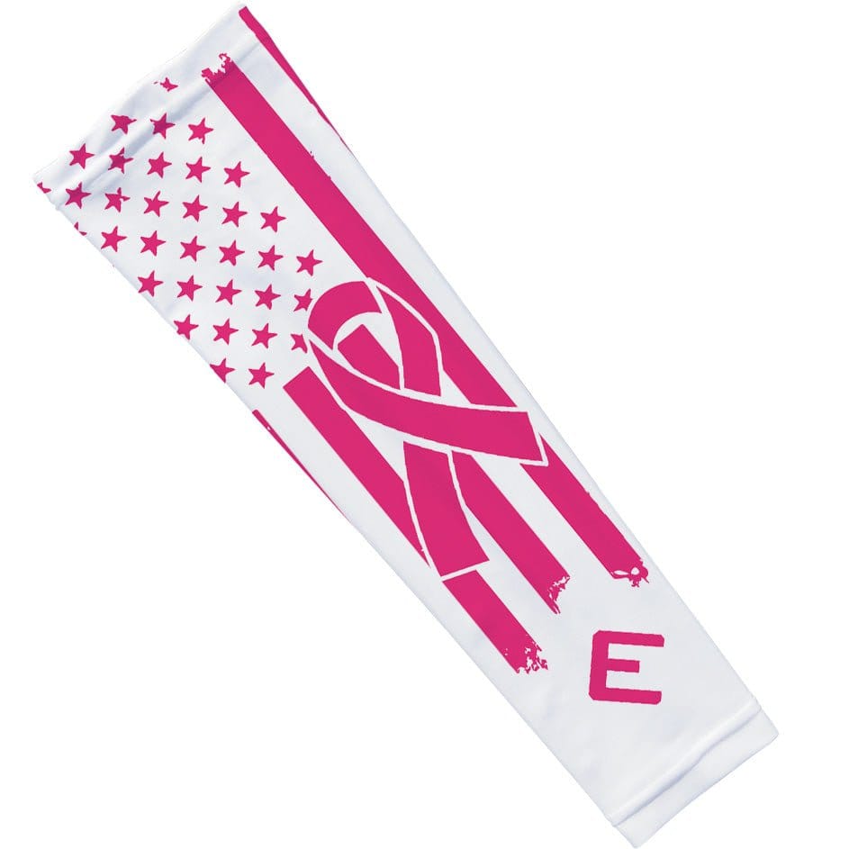 Elite Athletic Gear Compression Arm Sleeve Pink USA Flag Arm Sleeve