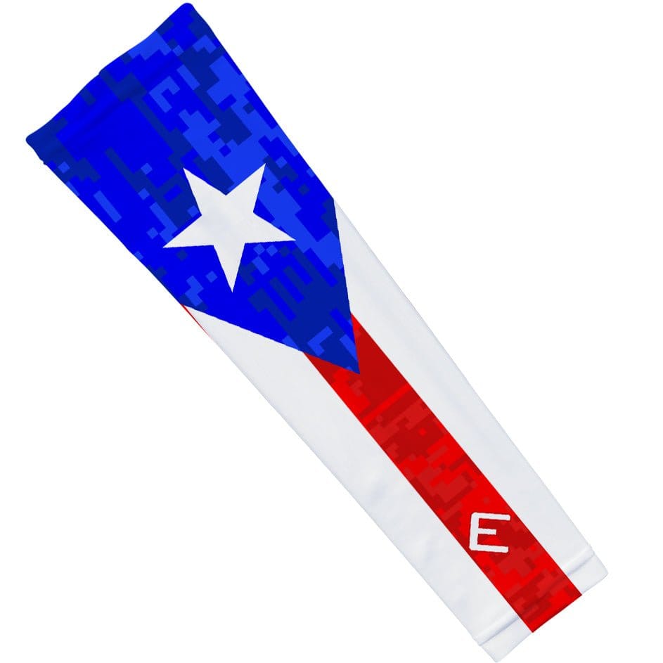 Elite Athletic Gear Compression Arm Sleeve Puerto Rico Flag Arm Sleeve