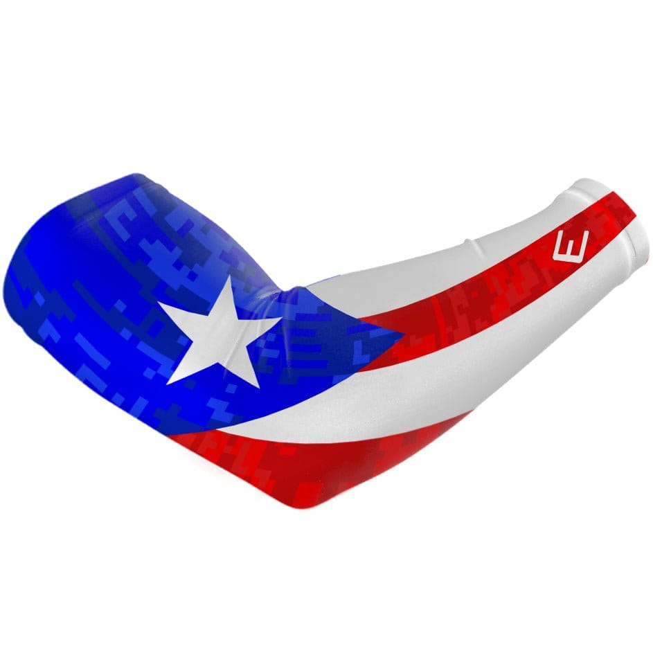 Elite Athletic Gear Compression Arm Sleeve Puerto Rico Flag Arm Sleeve