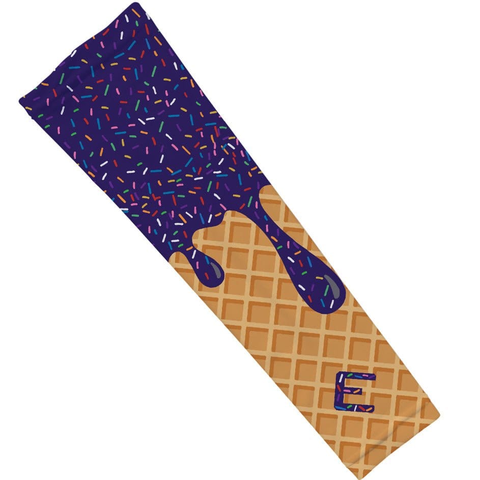 Elite Athletic Gear Compression Arm Sleeve Purple Ice Cream Arm Sleeve