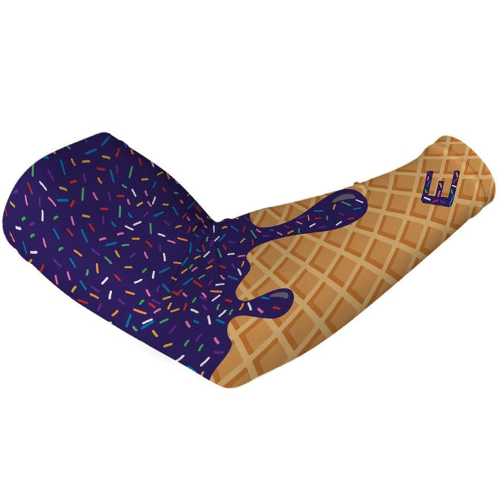 Elite Athletic Gear Compression Arm Sleeve Purple Ice Cream Arm Sleeve