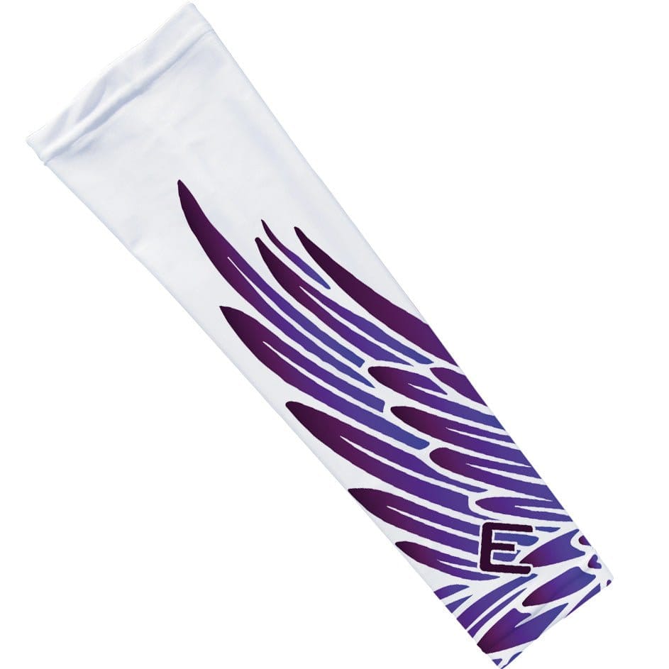 Elite Athletic Gear Compression Arm Sleeve Purple Wing Arm Sleeve