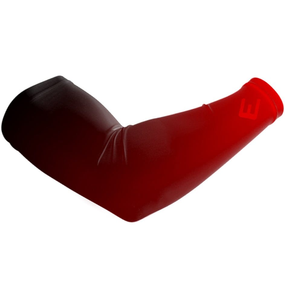 Elite Athletic Gear Compression Arm Sleeve Red Faded Arm Sleeve