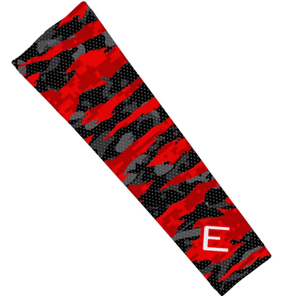Elite Athletic Gear Compression Arm Sleeve Red Fierce Arm Sleeve