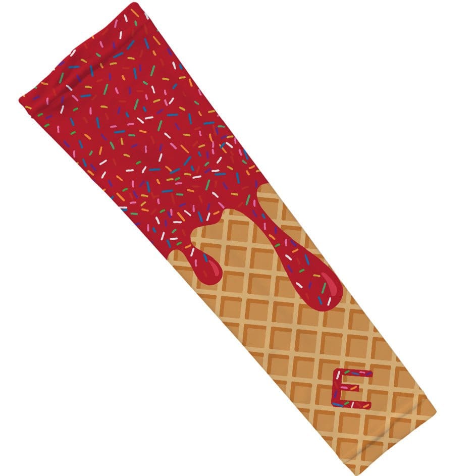 Elite Athletic Gear Compression Arm Sleeve Red Ice Cream Arm Sleeve