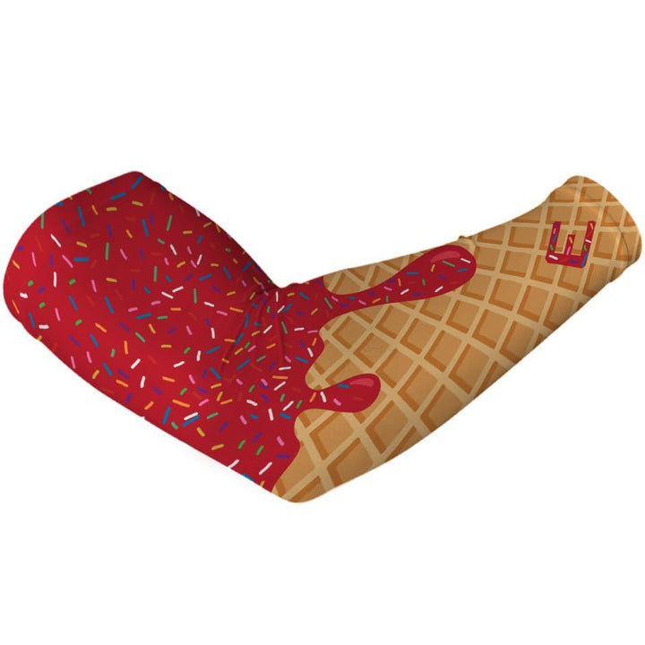 Elite Athletic Gear Compression Arm Sleeve Red Ice Cream Arm Sleeve