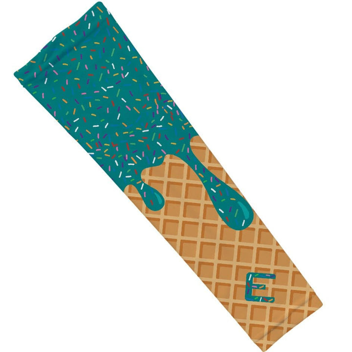 Elite Athletic Gear Compression Arm Sleeve Teal Ice Cream Arm Sleeve