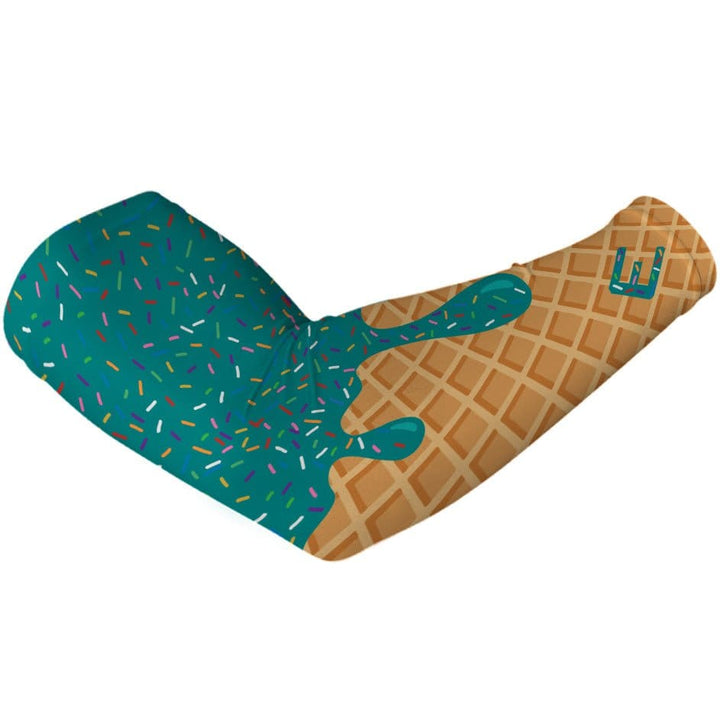 Elite Athletic Gear Compression Arm Sleeve Teal Ice Cream Arm Sleeve