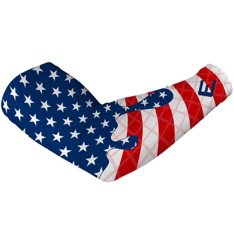 Elite Athletic Gear Compression Arm Sleeve USA Flag Ice Cream Arm Sleeve
