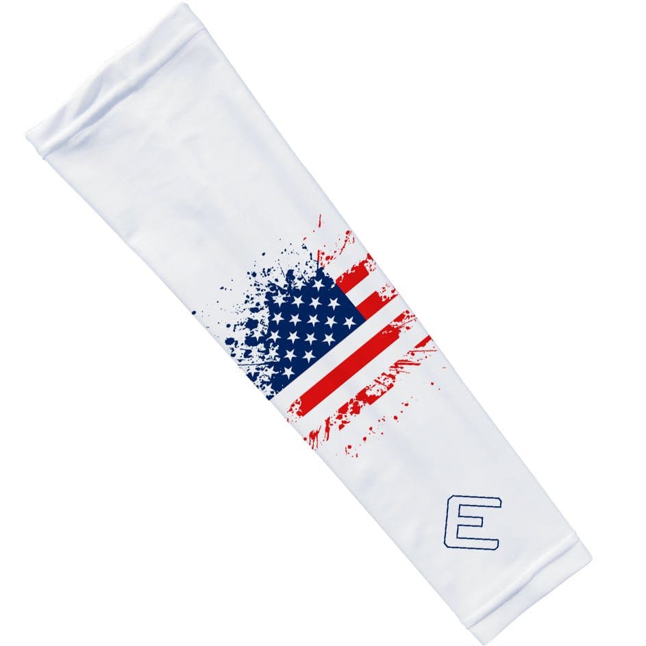 Elite Athletic Gear Compression Arm Sleeve USA Splattered Arm Sleeve