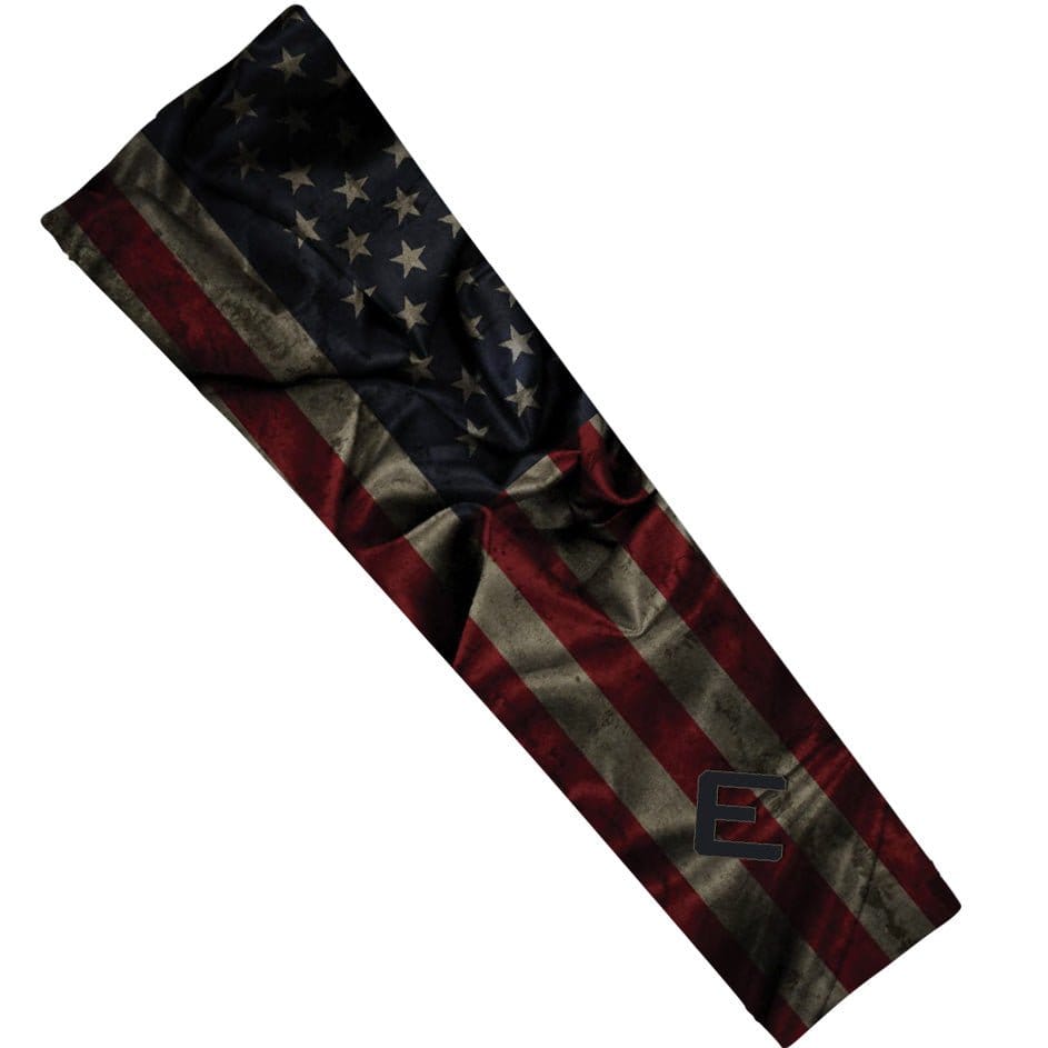Elite Athletic Gear Compression Arm Sleeve Vintage USA Flag Arm Sleeve