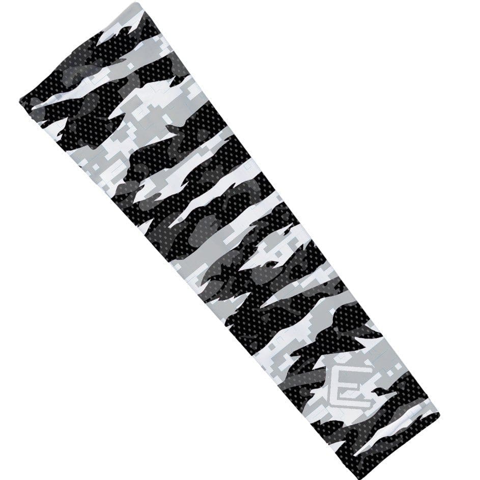 Elite Athletic Gear Compression Arm Sleeve White Fierce Arm Sleeve