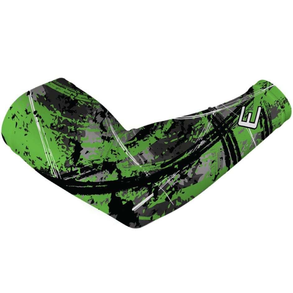 Elite Athletic Gear Compression Arm Sleeve Wicked Green Arm Sleeve