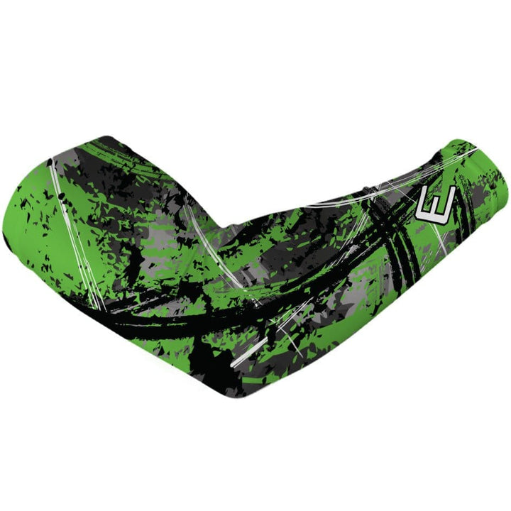 Elite Athletic Gear Compression Arm Sleeve Wicked Green Arm Sleeve