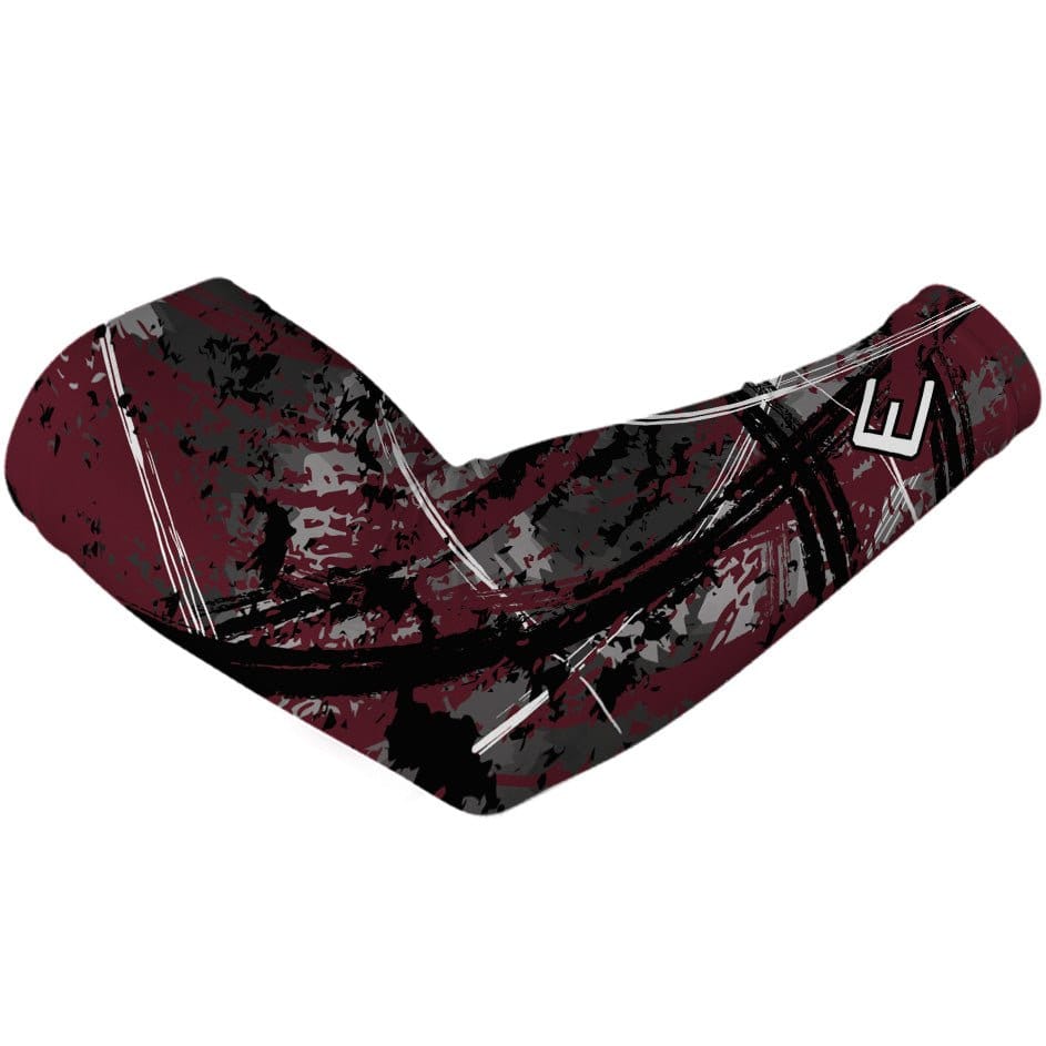 Elite Athletic Gear Compression Arm Sleeve Wicked Maroon Arm Sleeve