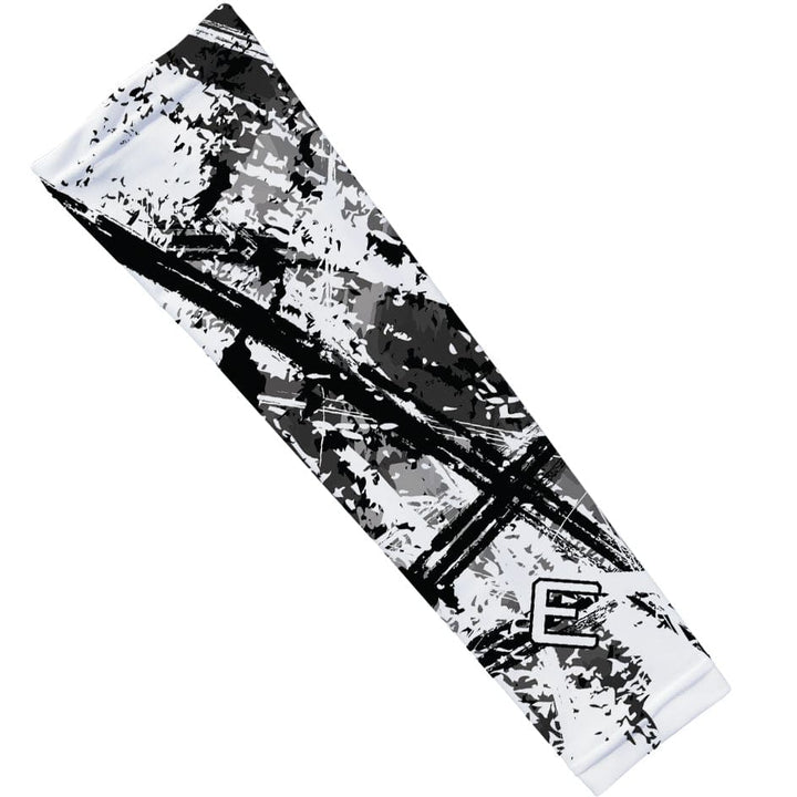 Elite Athletic Gear Compression Arm Sleeve Wicked White Arm Sleeve