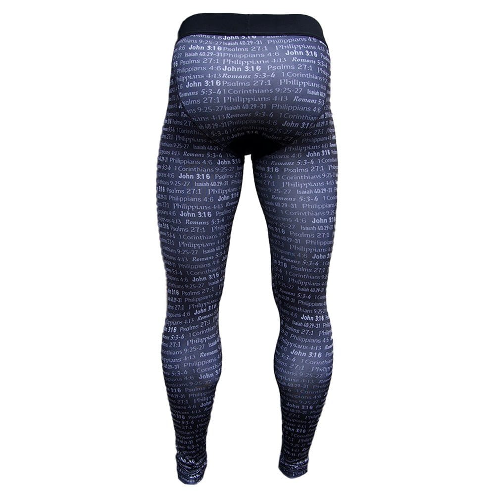 Elite Athletic Gear Compression Tights Black BLESSED Compression Tights