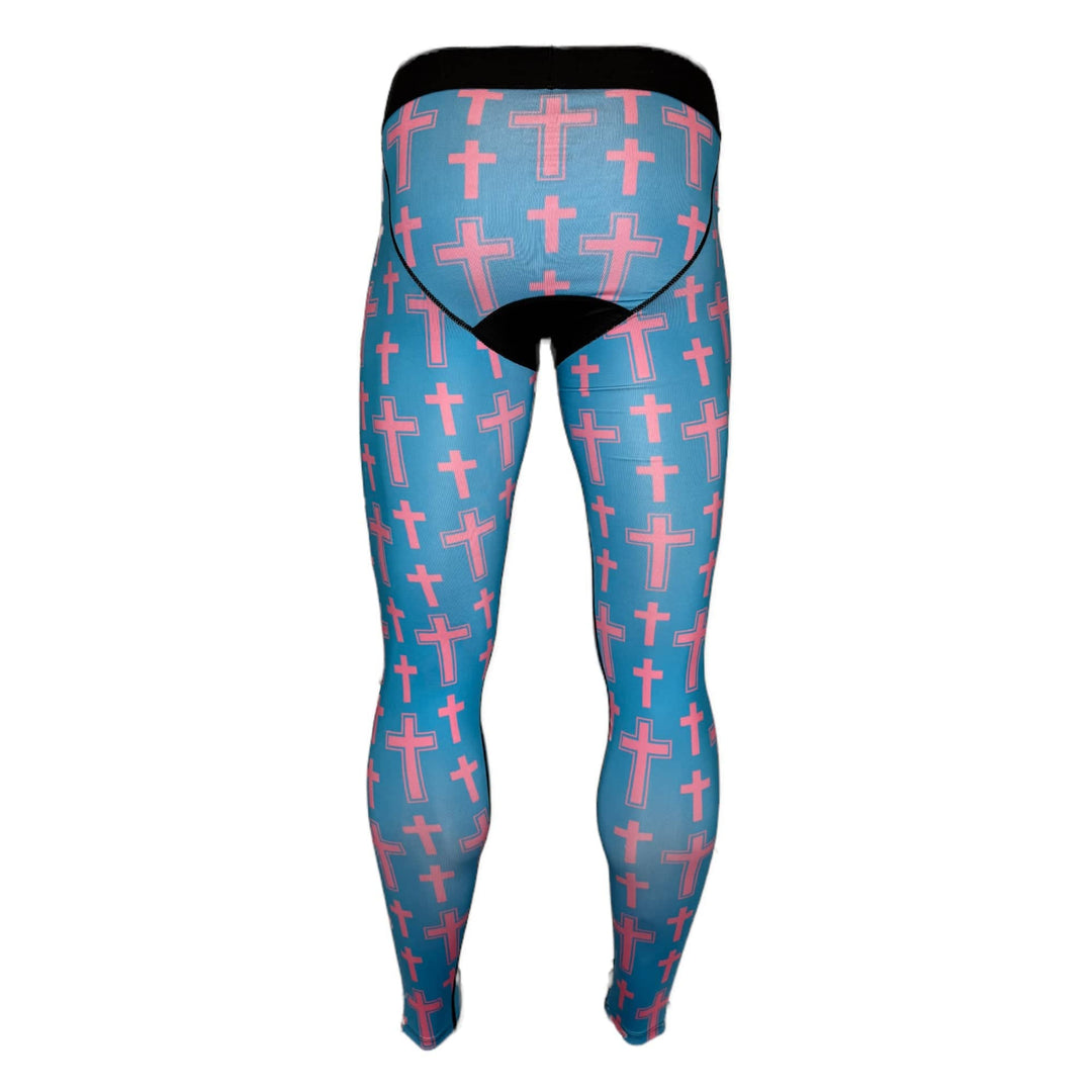 Elite Athletic Gear Compression Tights Cotton Candy Cross Compression Tights