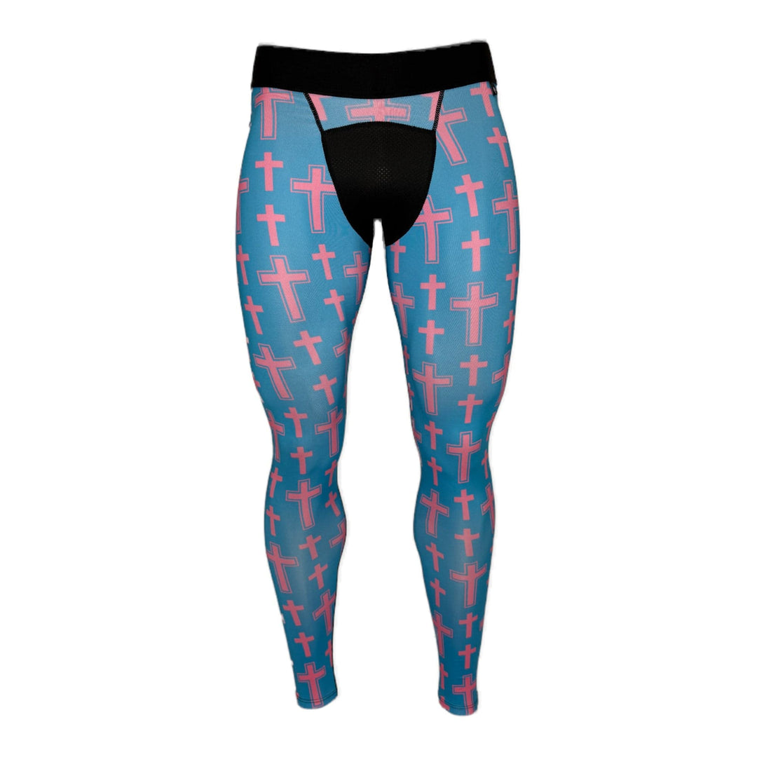 Elite Athletic Gear Compression Tights Cotton Candy Cross Compression Tights