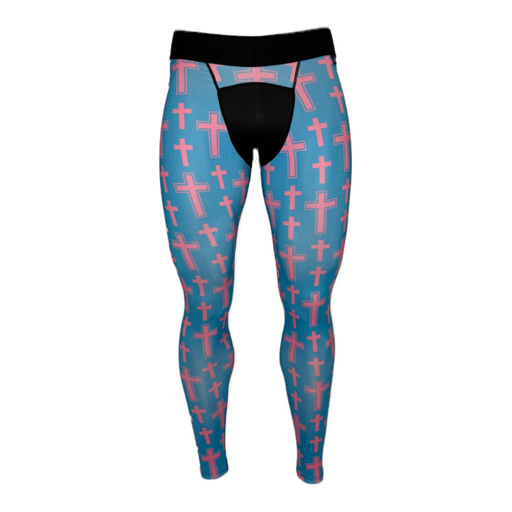 Elite Athletic Gear Compression Tights Cotton Candy Cross Compression Tights