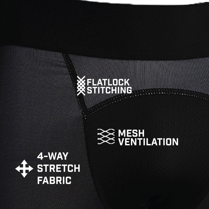 Elite Athletic Gear Compression Tights Faith Cross Black Compression Tights