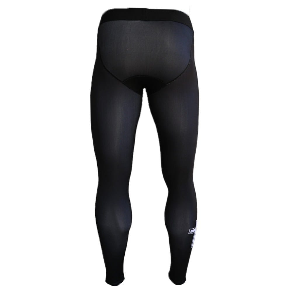 Elite Athletic Gear Compression Tights Faith Cross Black Compression Tights