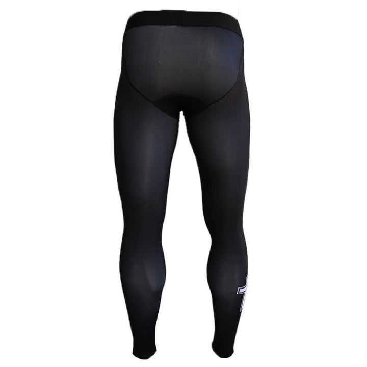 Elite Athletic Gear Compression Tights Faith Cross Black Compression Tights