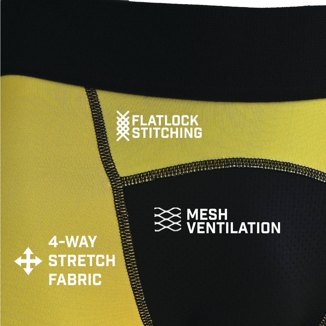 Elite Athletic Gear Compression Tights Gold Compression Tights