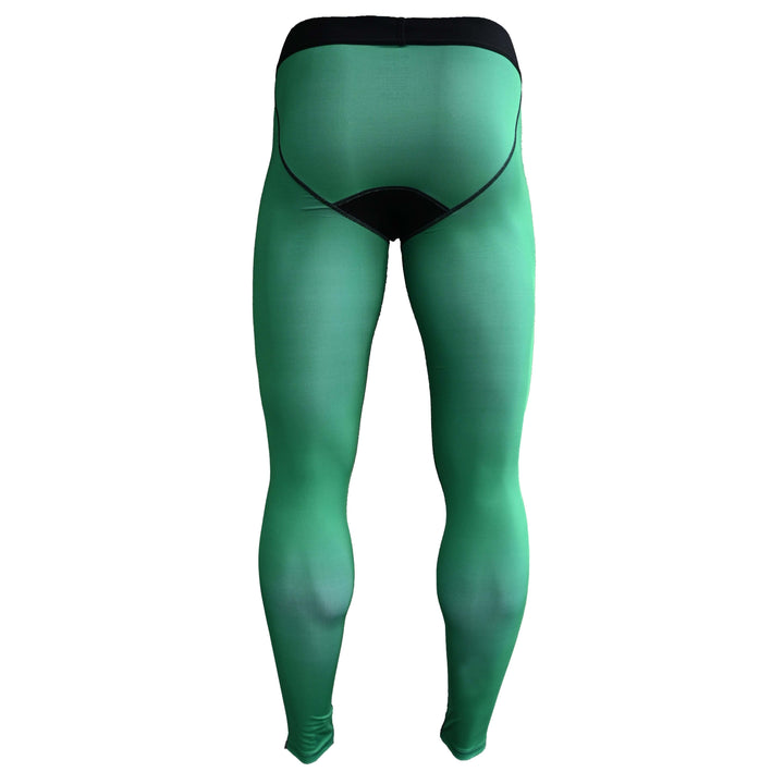 Elite Athletic Gear Compression Tights Green Compression Tights