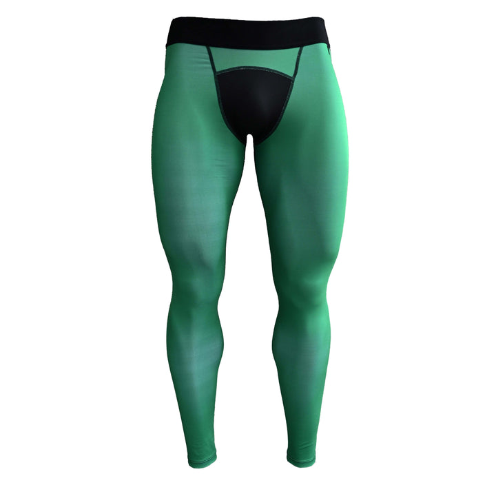 Elite Athletic Gear Compression Tights Green Compression Tights