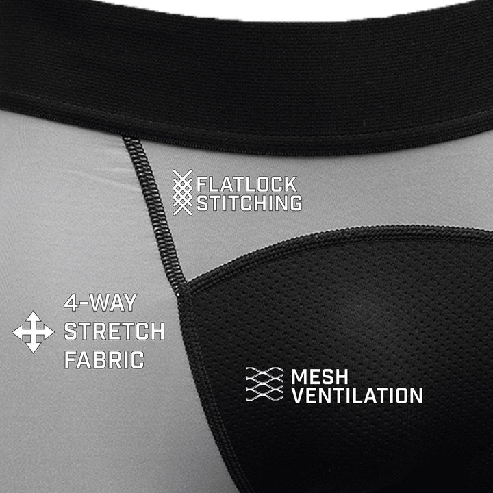 Elite Athletic Gear Compression Tights Grey Compression Tights